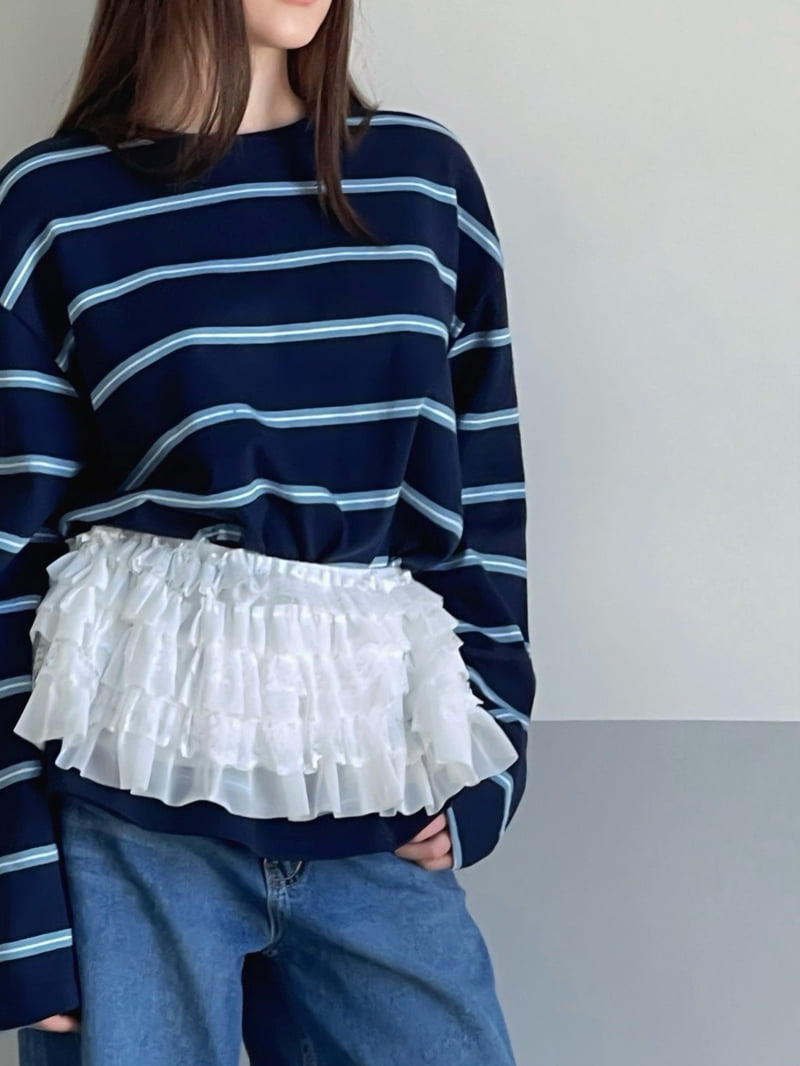 140 Avenue - Korean Women Fashion - #momslook - Ace Stripe Tee - 12