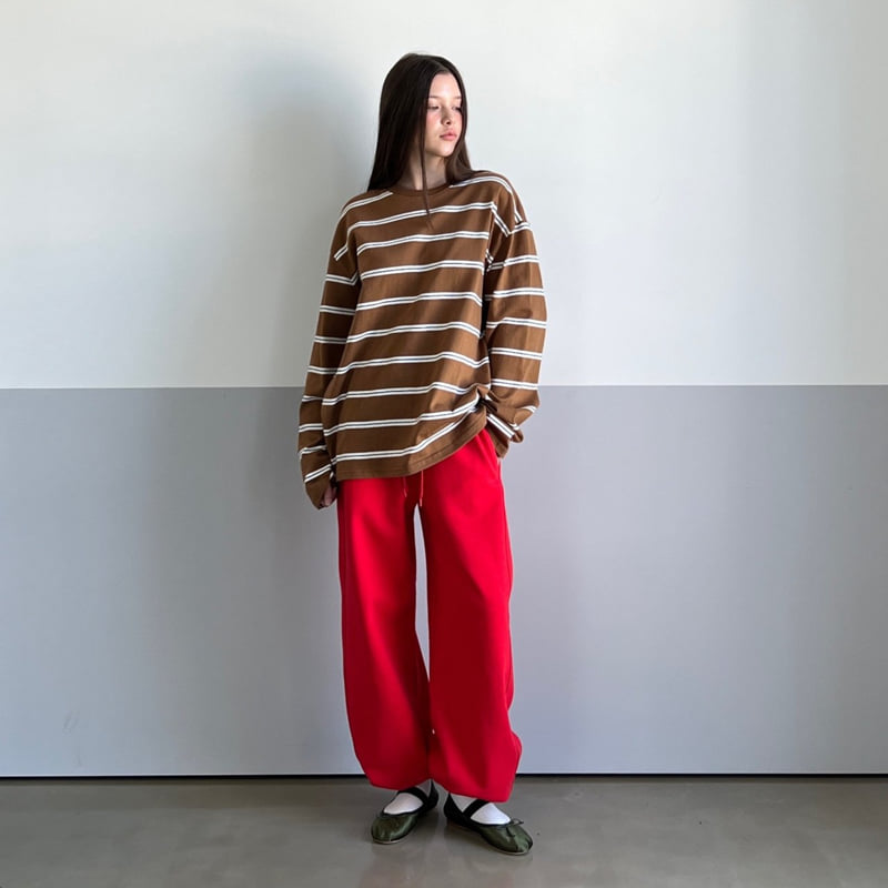 140 Avenue - Korean Women Fashion - #momslook - Ace Stripe Tee - 6