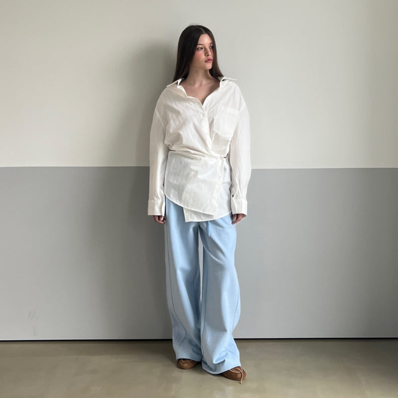 140 Avenue - Korean Women Fashion - #momslook - Stripe Sugar Shirt - 11