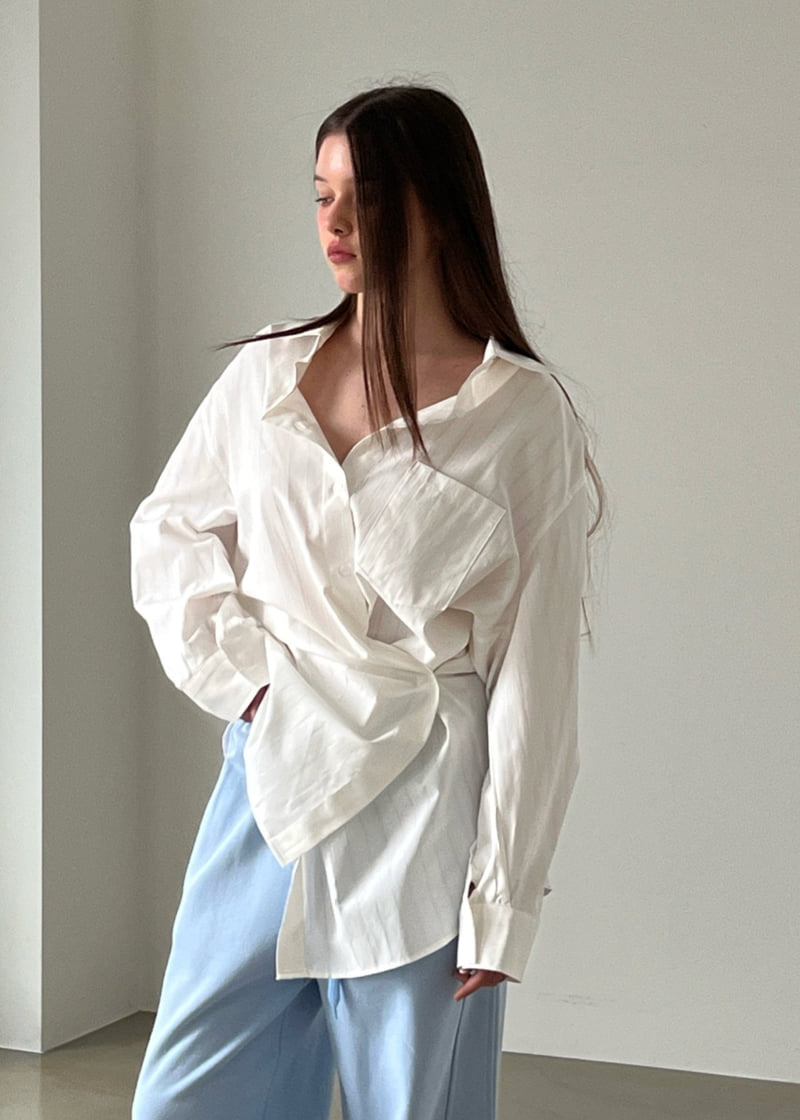 140 Avenue - Korean Women Fashion - #momslook - Stripe Sugar Shirt - 12