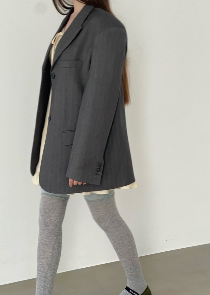 140 Avenue - Korean Women Fashion - #momslook - Stripe Jacket - 11