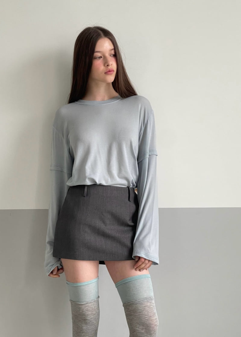 140 Avenue - Korean Women Fashion - #momslook - Tencel Double Tee - 10