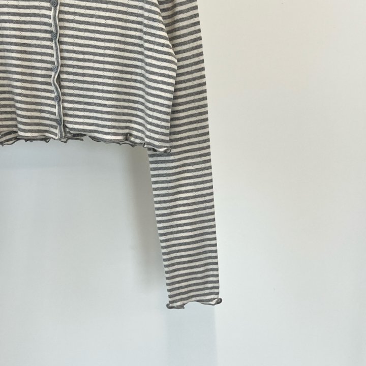 140 Avenue - Korean Women Fashion - #momslook - Dia Stripe Cardigan - 7