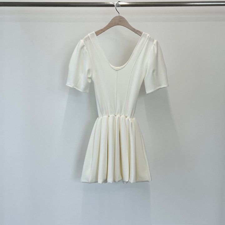 140 Avenue - Korean Women Fashion - #momslook - Tail Cushion One-piece - 2