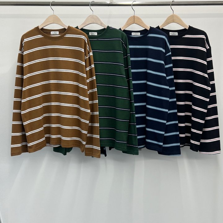 140 Avenue - Korean Women Fashion - #restrostyle - Ace Stripe Tee