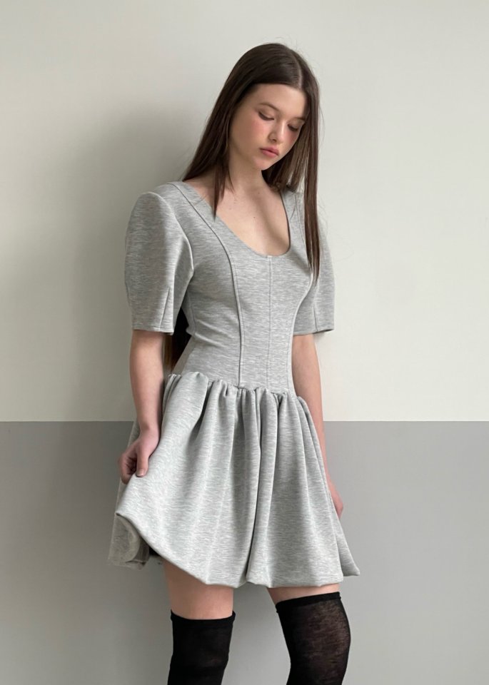 140 Avenue - Korean Women Fashion - #restrostyle - Tail Cushion One-piece - 8