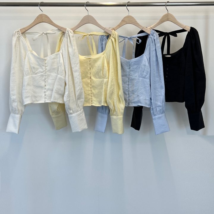 140 Avenue - Korean Women Fashion - #romanticstyle - Sonue Button Blouse