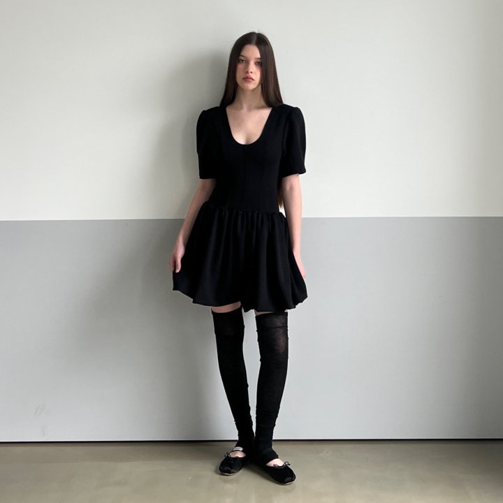 140 Avenue - Korean Women Fashion - #vintageinspired - Tail Cushion One-piece - 5
