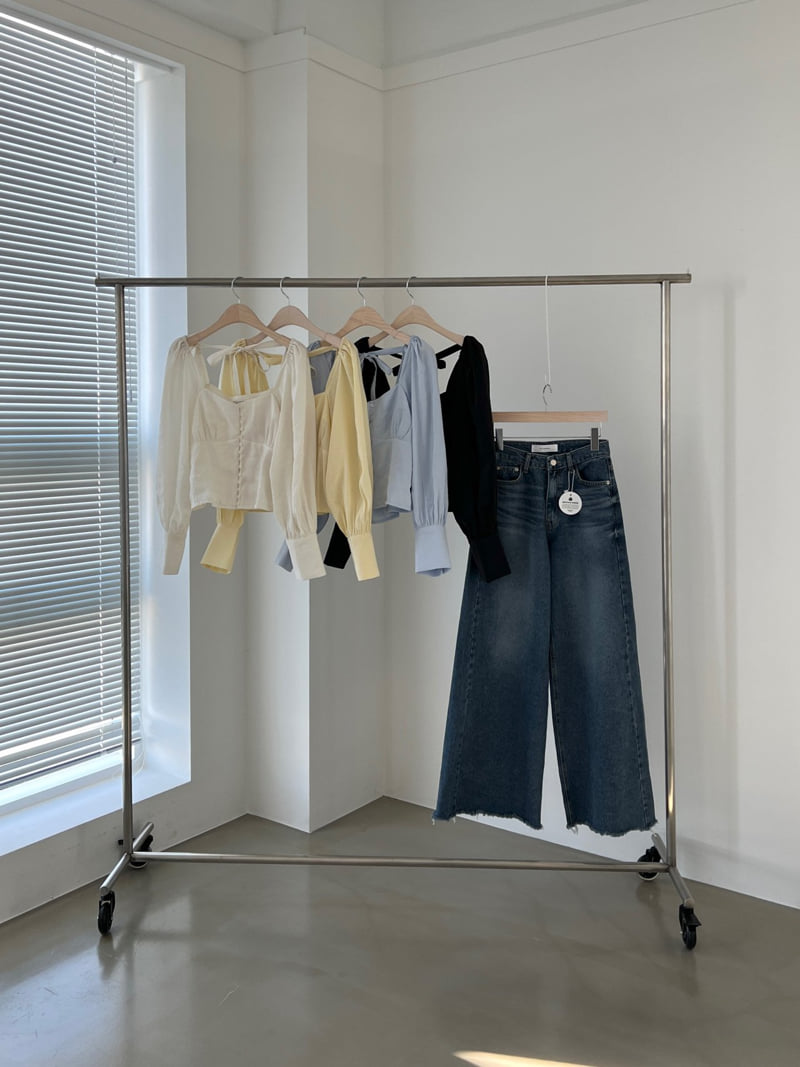 140 Avenue - Korean Women Fashion - #womensfashion - Wide Domingo Denim Pants - 5