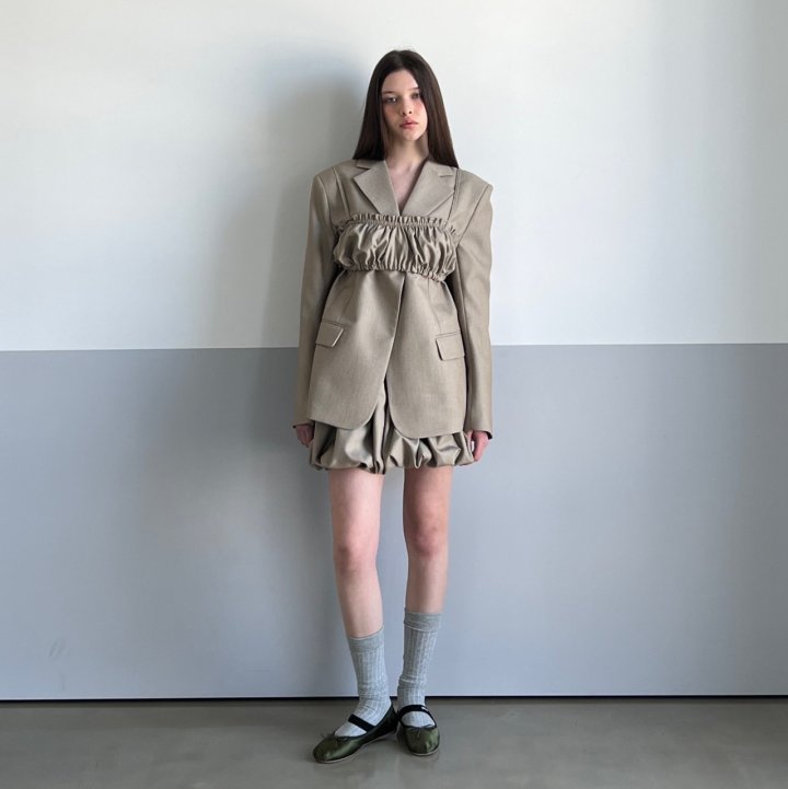 140 Avenue - Korean Women Fashion - #womensfashion - Cozy Shirring Top - 2