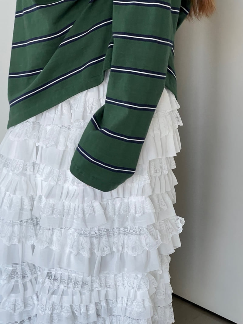 140 Avenue - Korean Women Fashion - #womensfashion - Ace Stripe Tee - 11