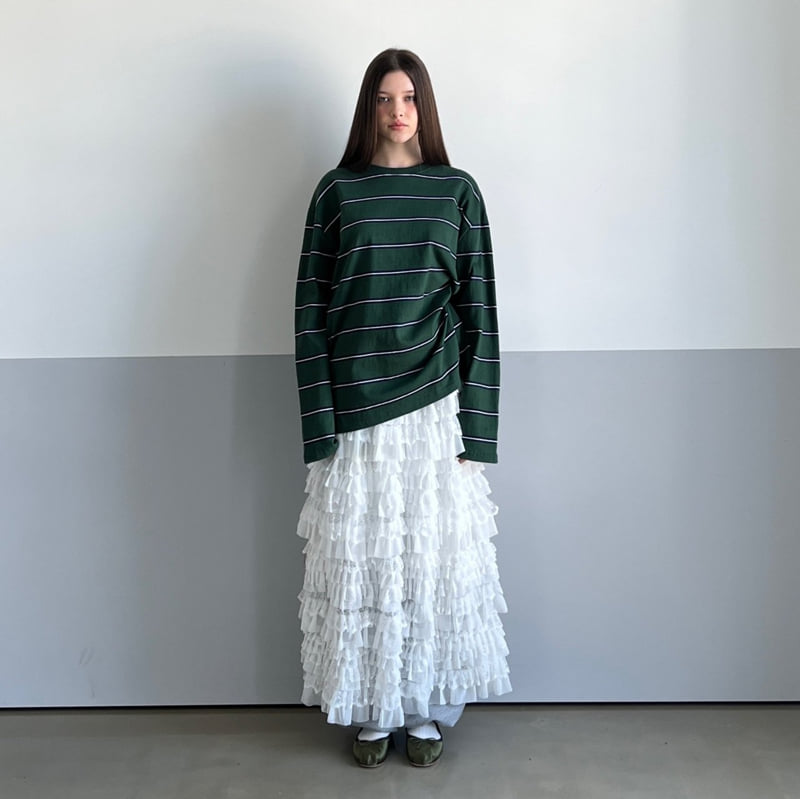 140 Avenue - Korean Women Fashion - #womensfashion - Ace Stripe Tee - 9
