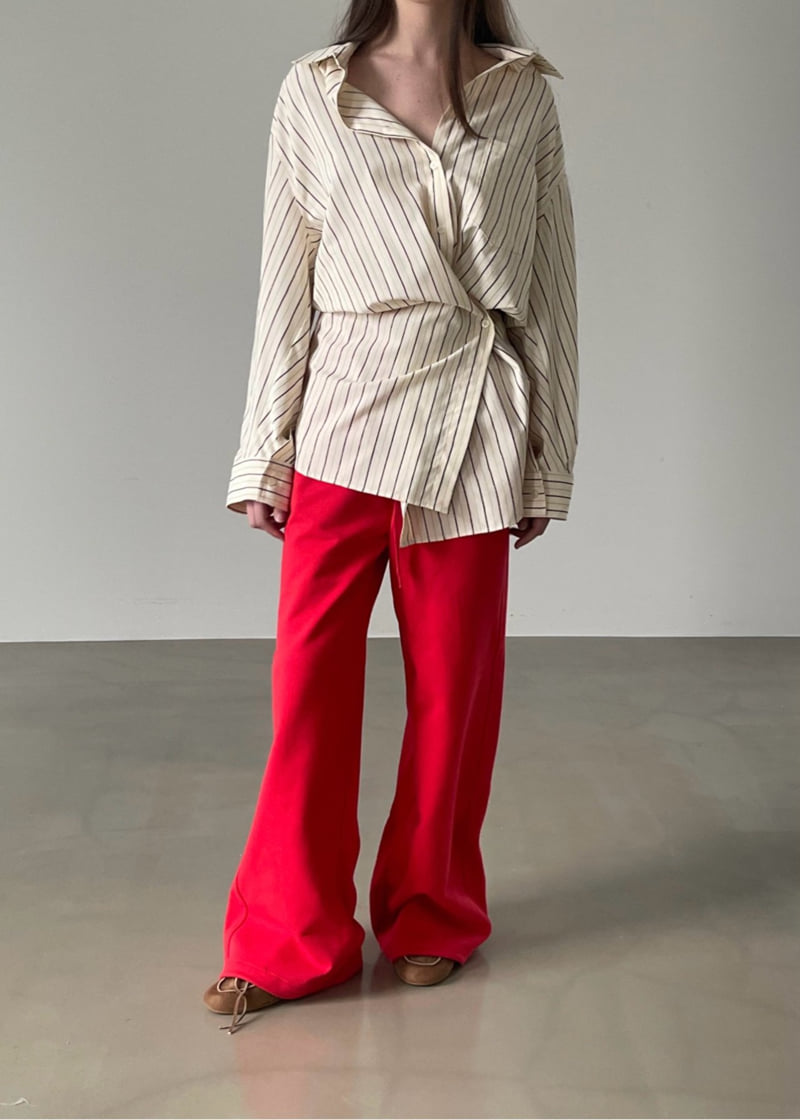 140 Avenue - Korean Women Fashion - #womensfashion - Stripe Sugar Shirt - 10