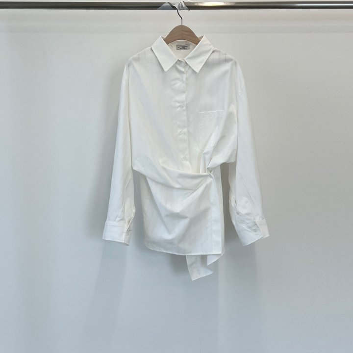 140 Avenue - Korean Women Fashion - #womensfashion - Stripe Sugar Shirt - 2
