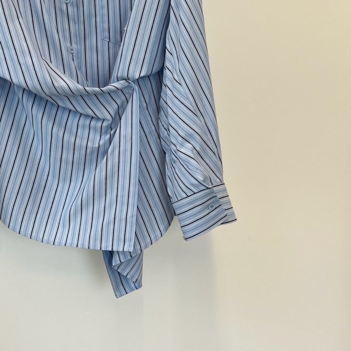 140 Avenue - Korean Women Fashion - #womensfashion - Stripe Sugar Shirt - 8