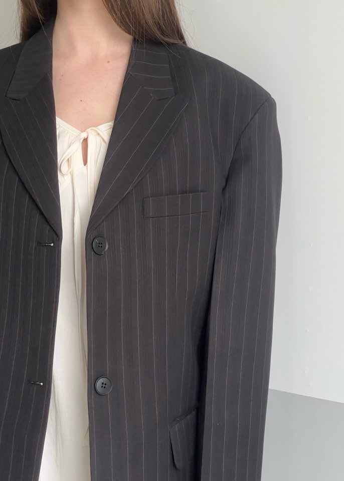 140 Avenue - Korean Women Fashion - #womensfashion - Stripe Jacket - 5