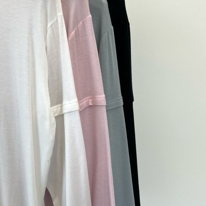 140 Avenue - Korean Women Fashion - #womensfashion - Tencel Double Tee