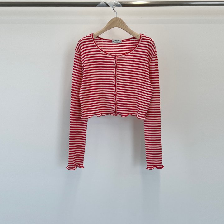 140 Avenue - Korean Women Fashion - #womensfashion - Dia Stripe Cardigan - 2