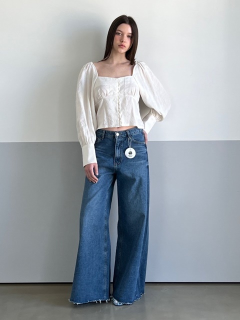 Wide Domingo Denim Pants Wide Domingo Denim Pants