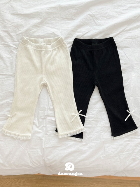 Lace Ribbon Bootcut Pants Lace Ribbon Bootcut Pants