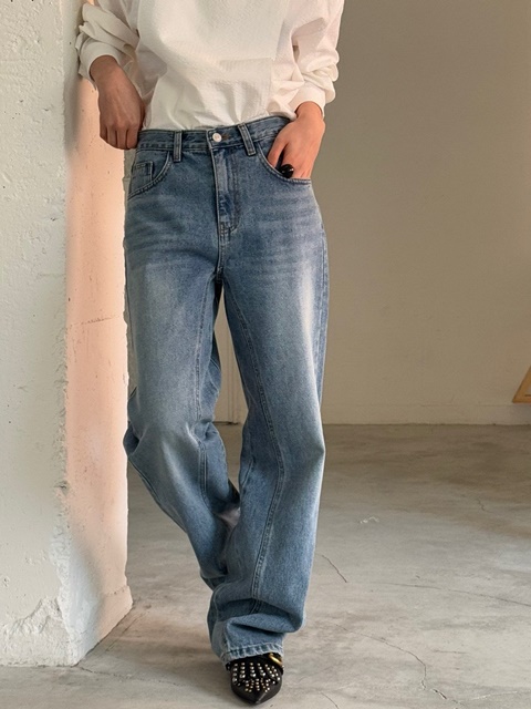 Back Pocket Denim Pants Back Pocket Denim Pants