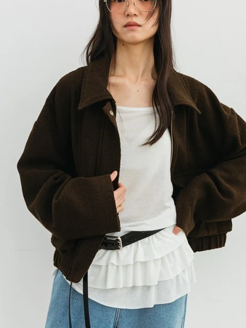 Blanc Blouson