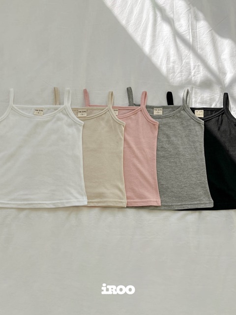 Modal Plain Strap Sleeveless Tee Modal Plain Strap Sleeveless Tee