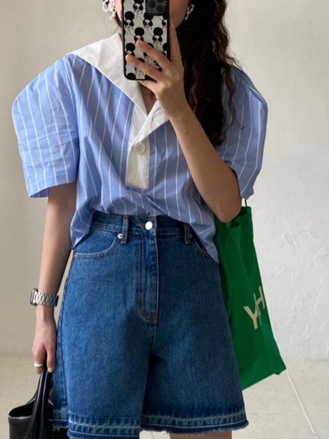 Hem Denim Shorts Hem Denim Shorts