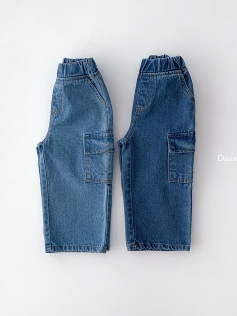 Refit Cargo Denim Pants
