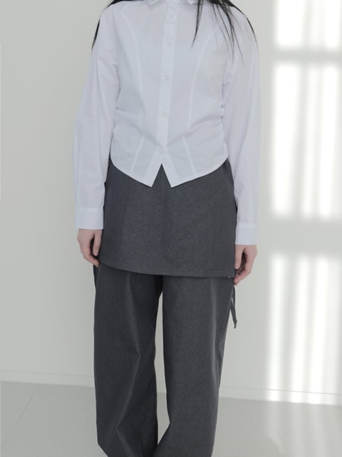 Shirring Raglan Shirt Shirring Raglan Shirt