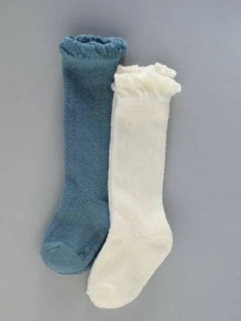 Luminy Frill Knee Socks Cream Set Luminy Frill Knee Socks Cream Set