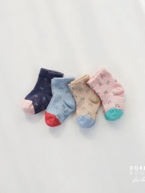 Cherry Waffle Socks Cherry Waffle Socks