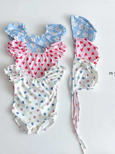 Summer Shirring Swimsuit