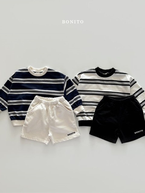 Stripe Top Bottom Set