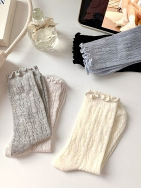Women Frill Square Socks