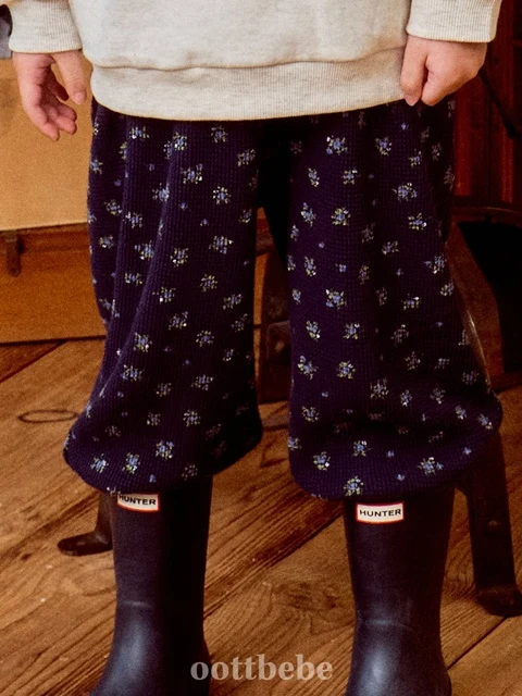 Holiday Waffle Pants
