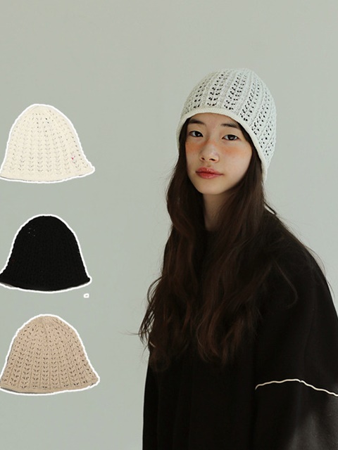 Roll-Roll Knit Beanie