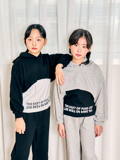 Button Hood Tee Set