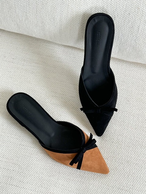 Unique Low Stiletto Bloafer Heel