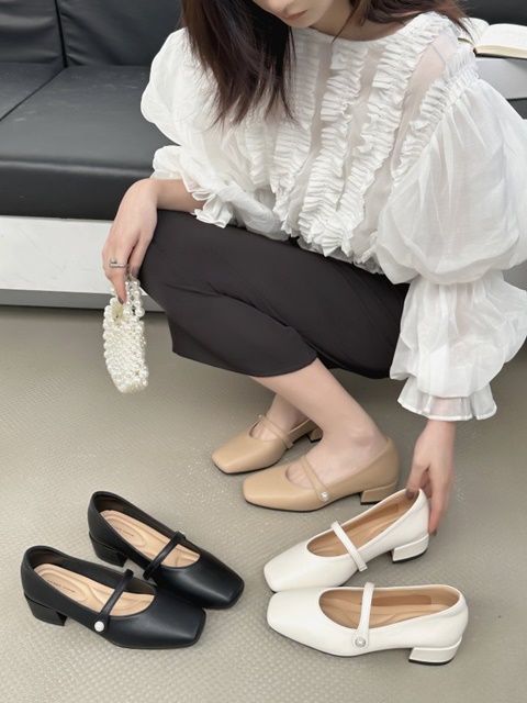 Mary Jane Loafer Heel