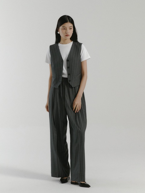 Muse Band Pleats Pants Muse Band Pleats Pants