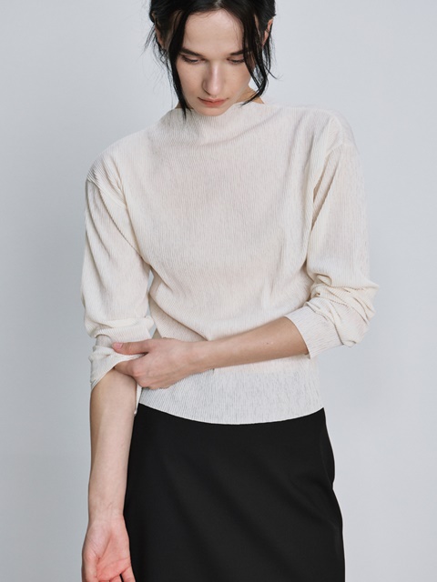 Paris Pleats Long Sleeved Tee Paris Pleats Long Sleeved Tee