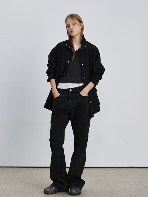 Pocket High Neck Coat Jackeet Pocket High Neck Coat Jackeet