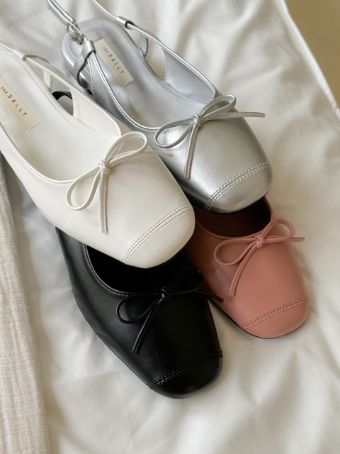 Slingback Flat Ribbon