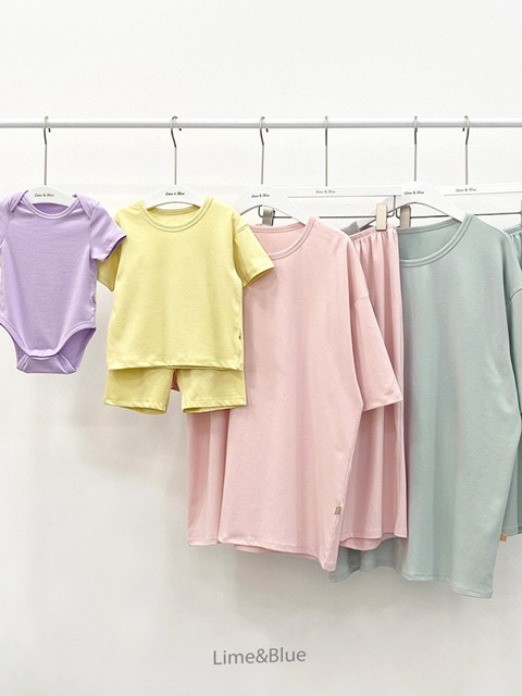 Adult Cotton Candy Top Bottom Set