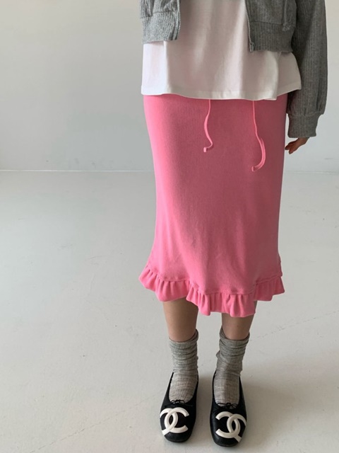 Frill Midi Skirt Frill Midi Skirt