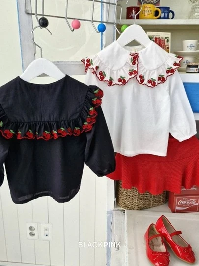 Cherry Collar Blouse