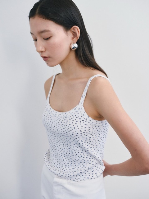 Leave Sleeveless Top