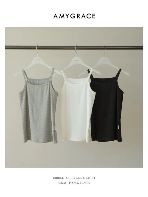 Rib Sleeveless Top