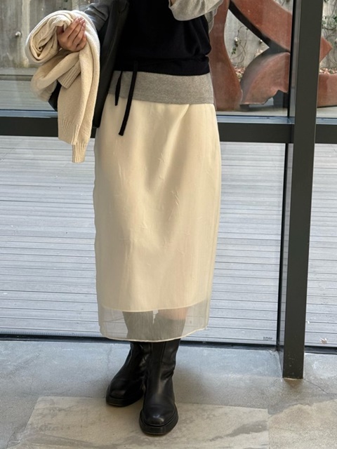 See Through Tone Skirt